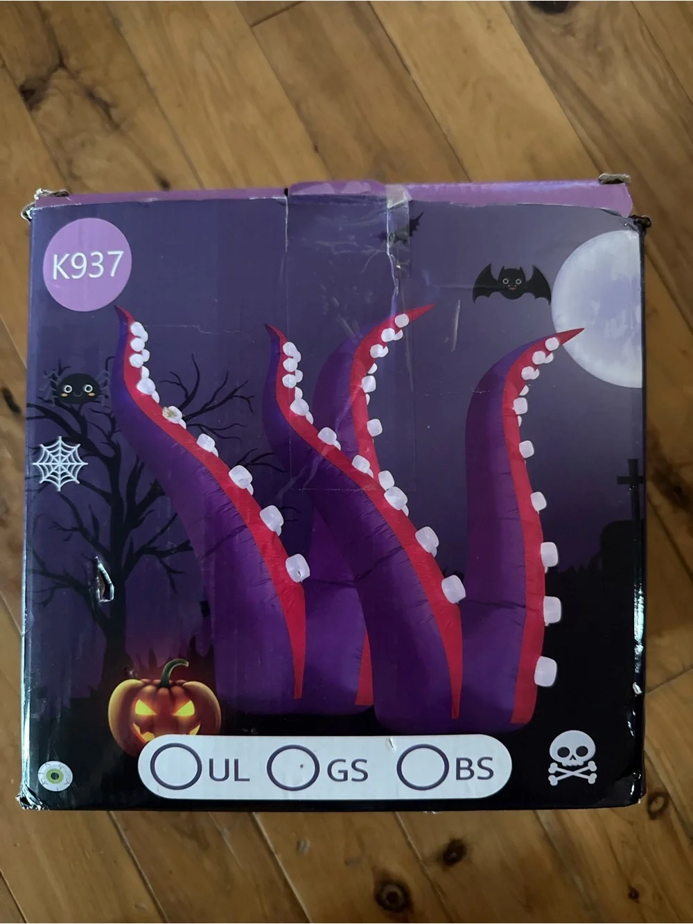 Brand new Purple Tentacle Halloween Yard Accessory